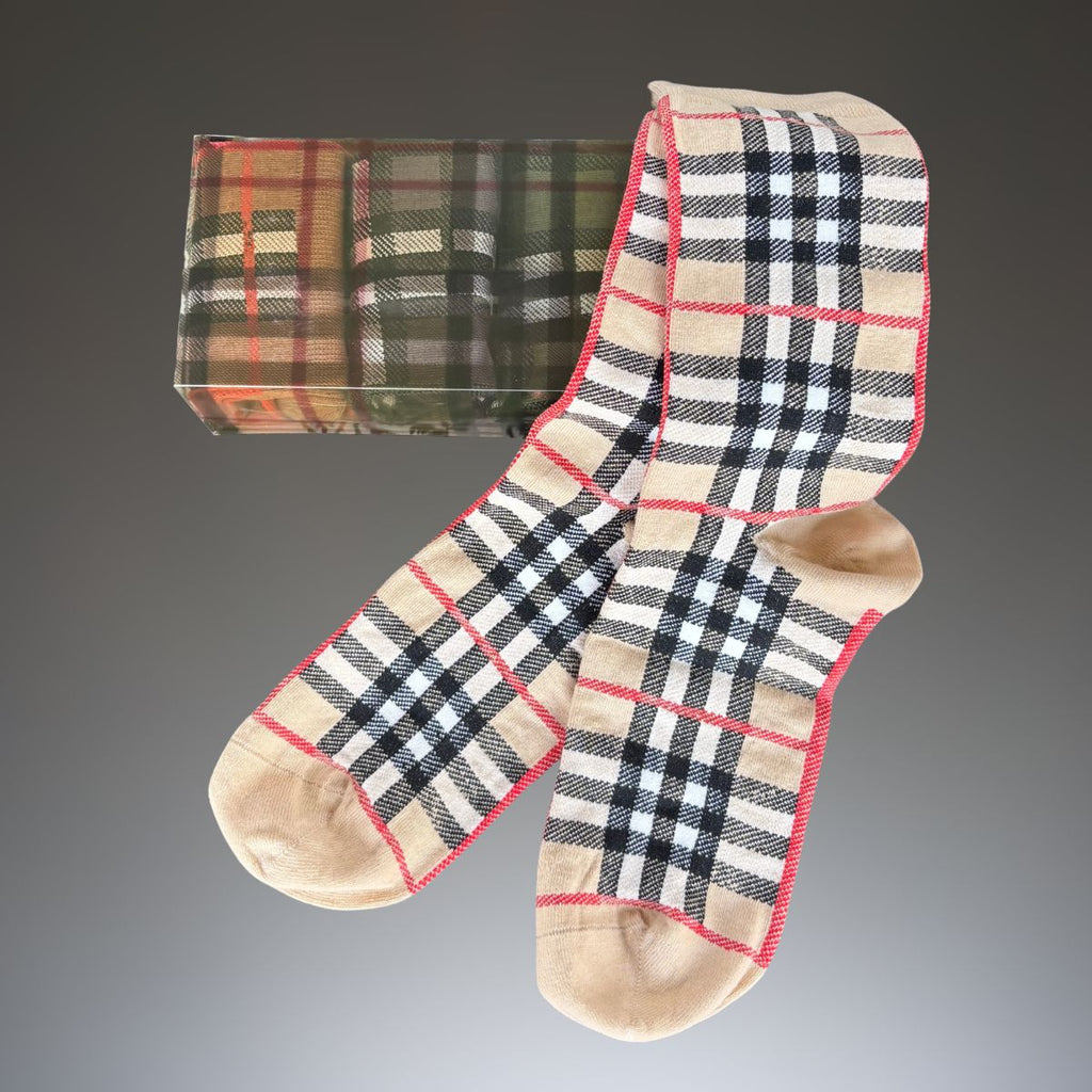 Burberry комплект 4 чифта чорапи, 40-45. Микс цветове. Premium качество