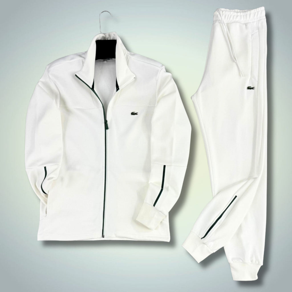 Lacoste мъжки спортен екип, бял. 2025. Premium качество