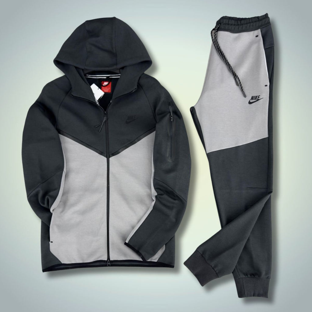 Nike Tech Fleece мъжки спортен екип, графитен - сив. Модел 2024. Premium качество