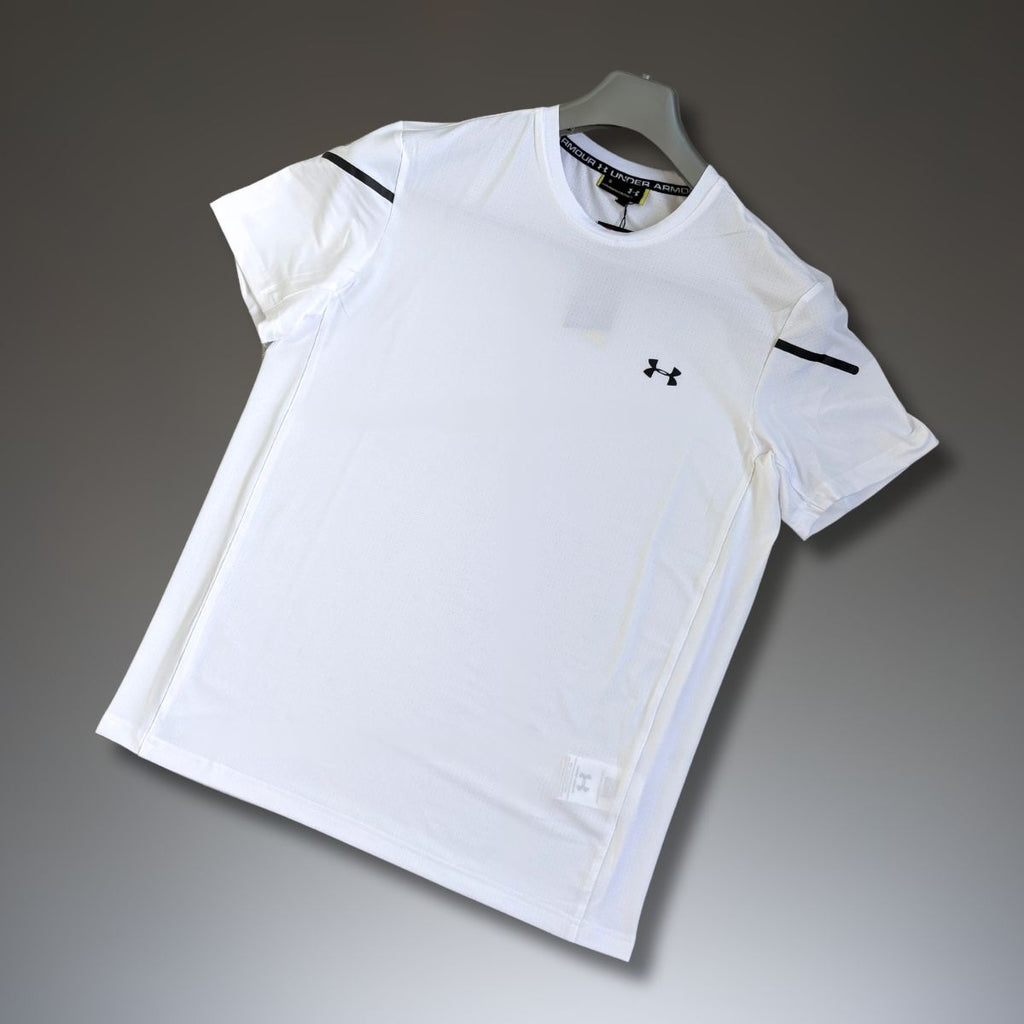 Мъжка бяла тениска Under Armour. Premium качество