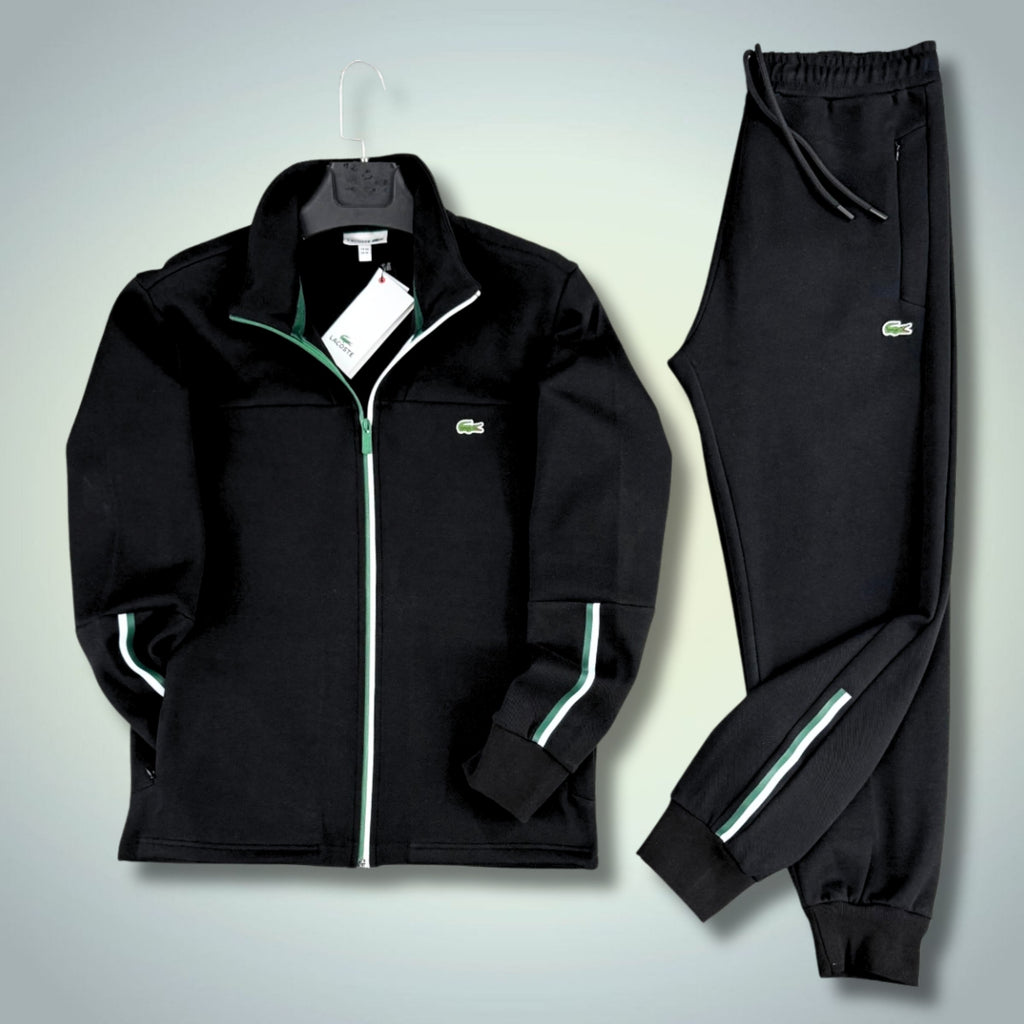 Lacoste мъжки спортен екип, черен. 2025. Premium качество