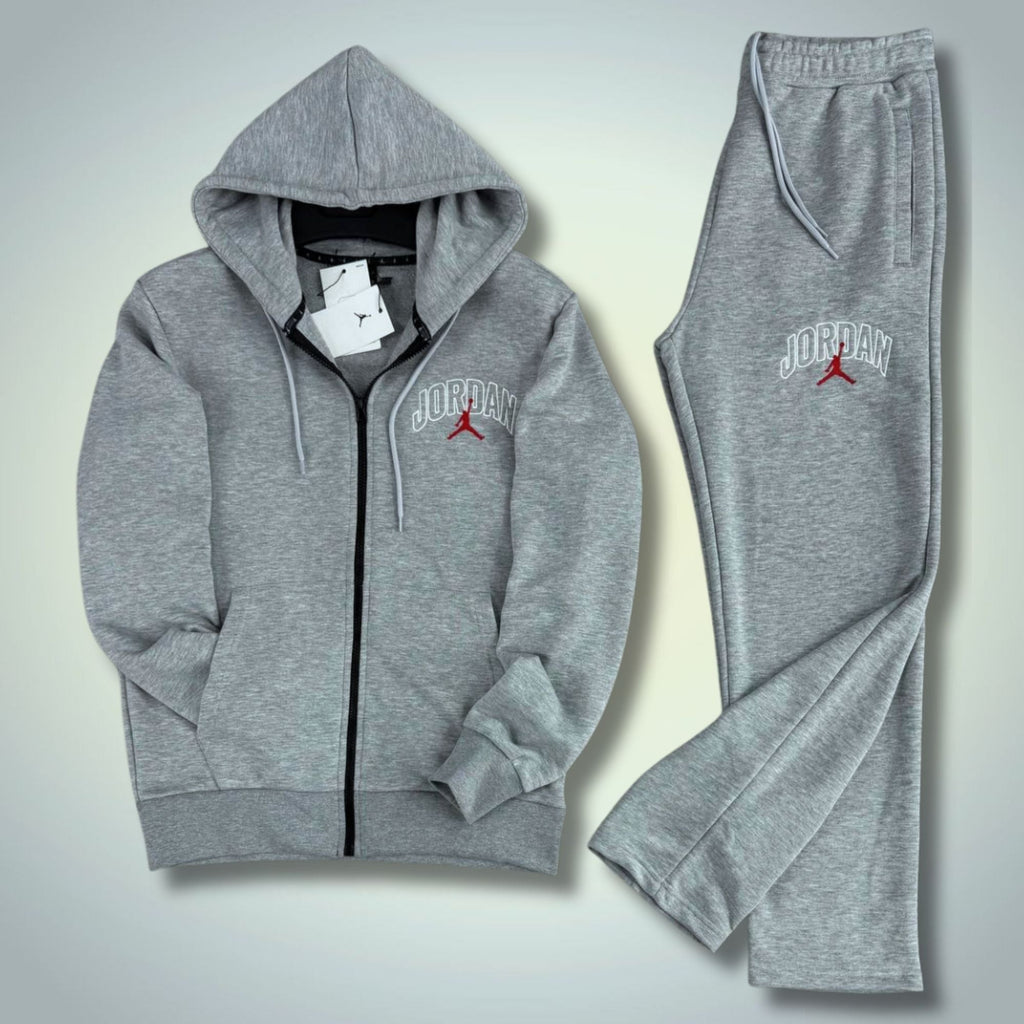 Jordan мъжки спортен екип, класическо сив. Premium качество