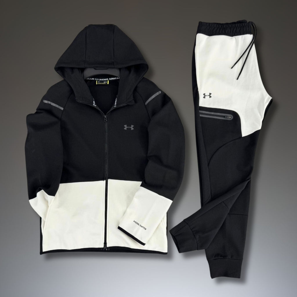 Under Armour мъжки спортен екип, черно-бяло, Premium качество