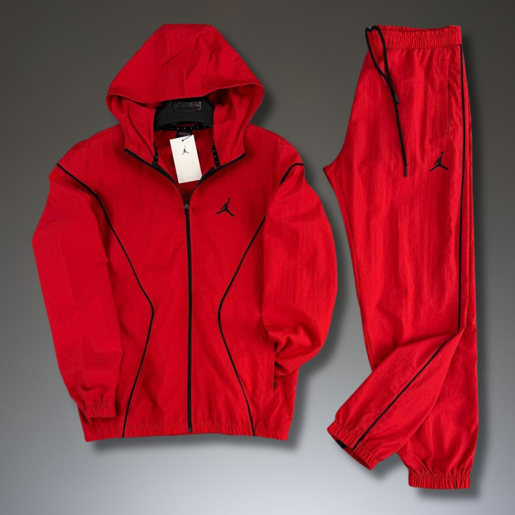 Jordan мъжки шушляков спортен екип, червен. Premium качество