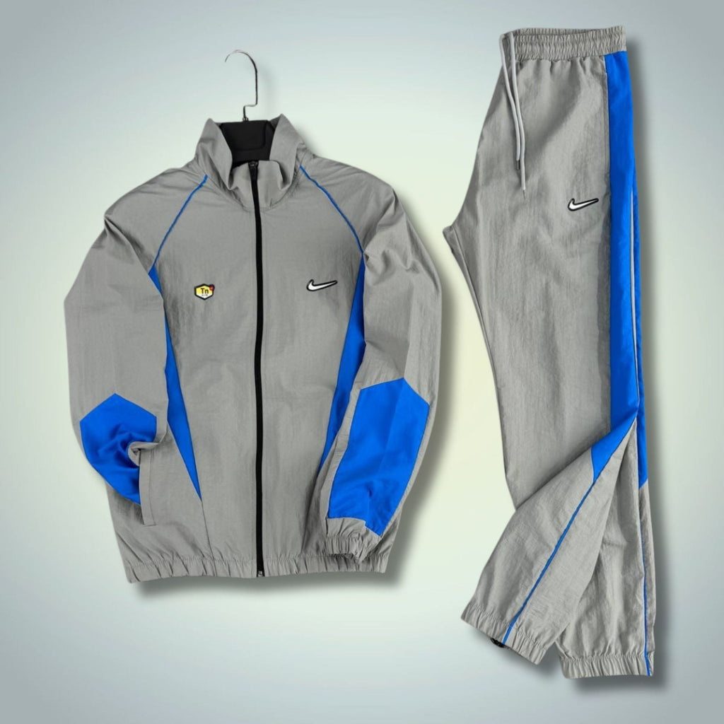 Nike TN мъжки шушляков спортен екип, сив-син. Premium