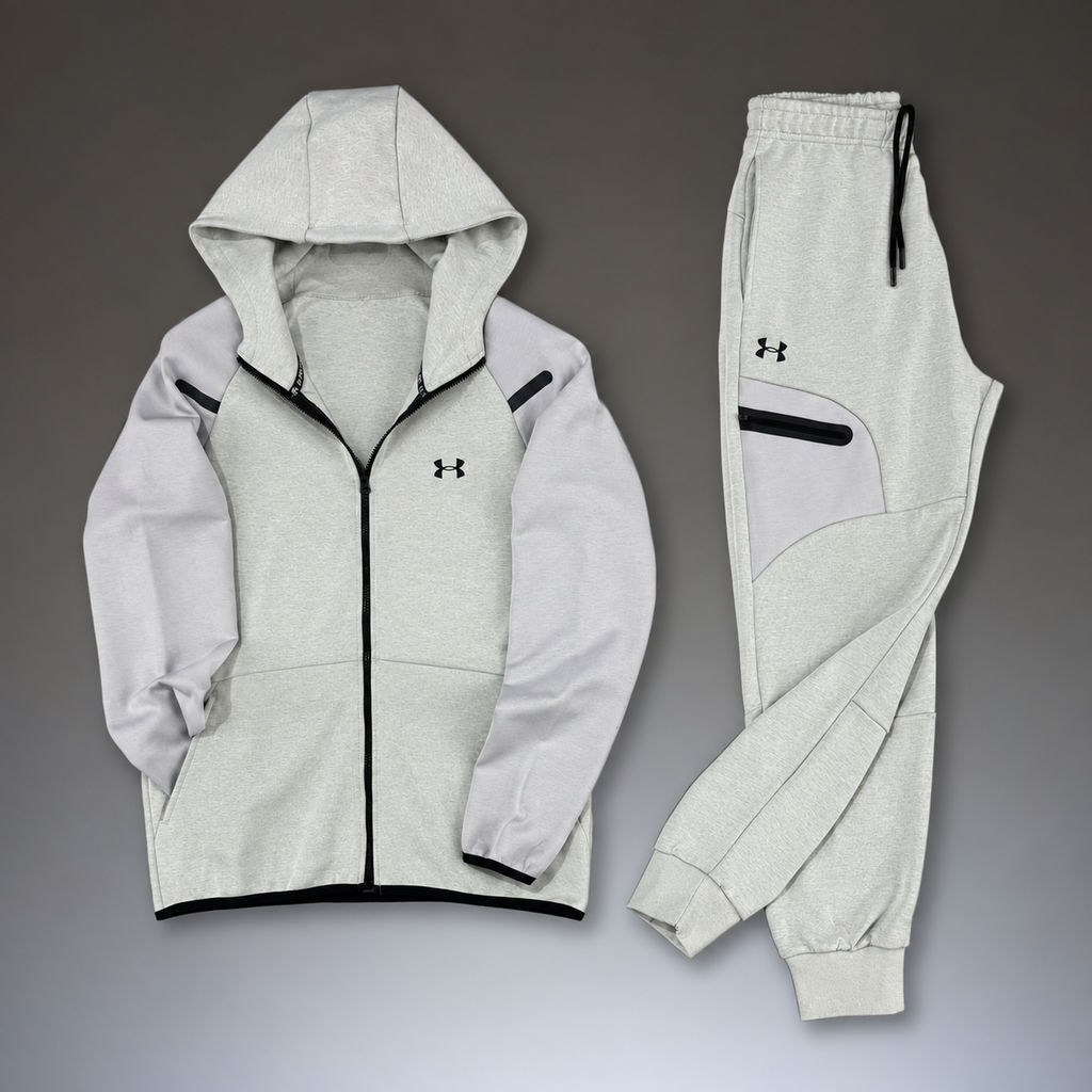 Under Armour мъжки спортен екип, 2026, светло сив - класическо сив. Premium качество