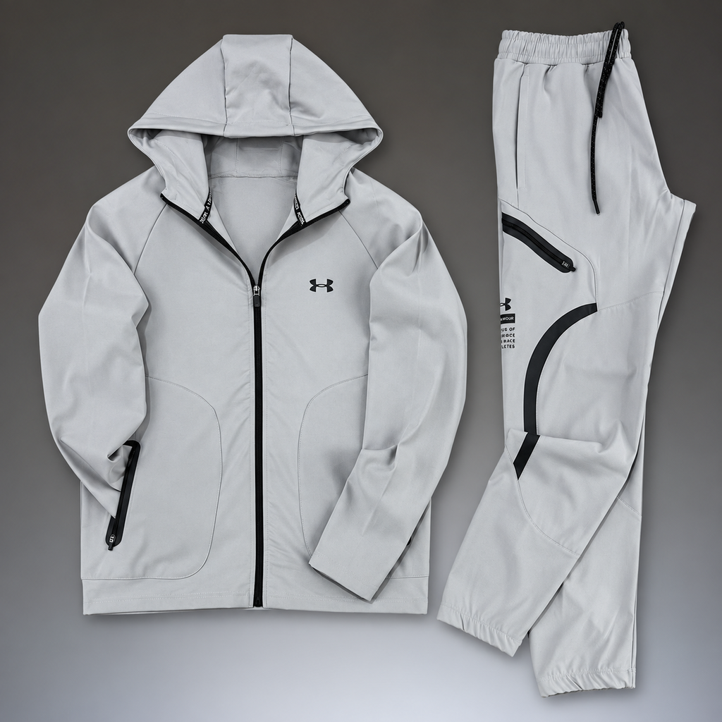 Under Armour мъжки шушляков спортен екип, светло сив. Premium качество