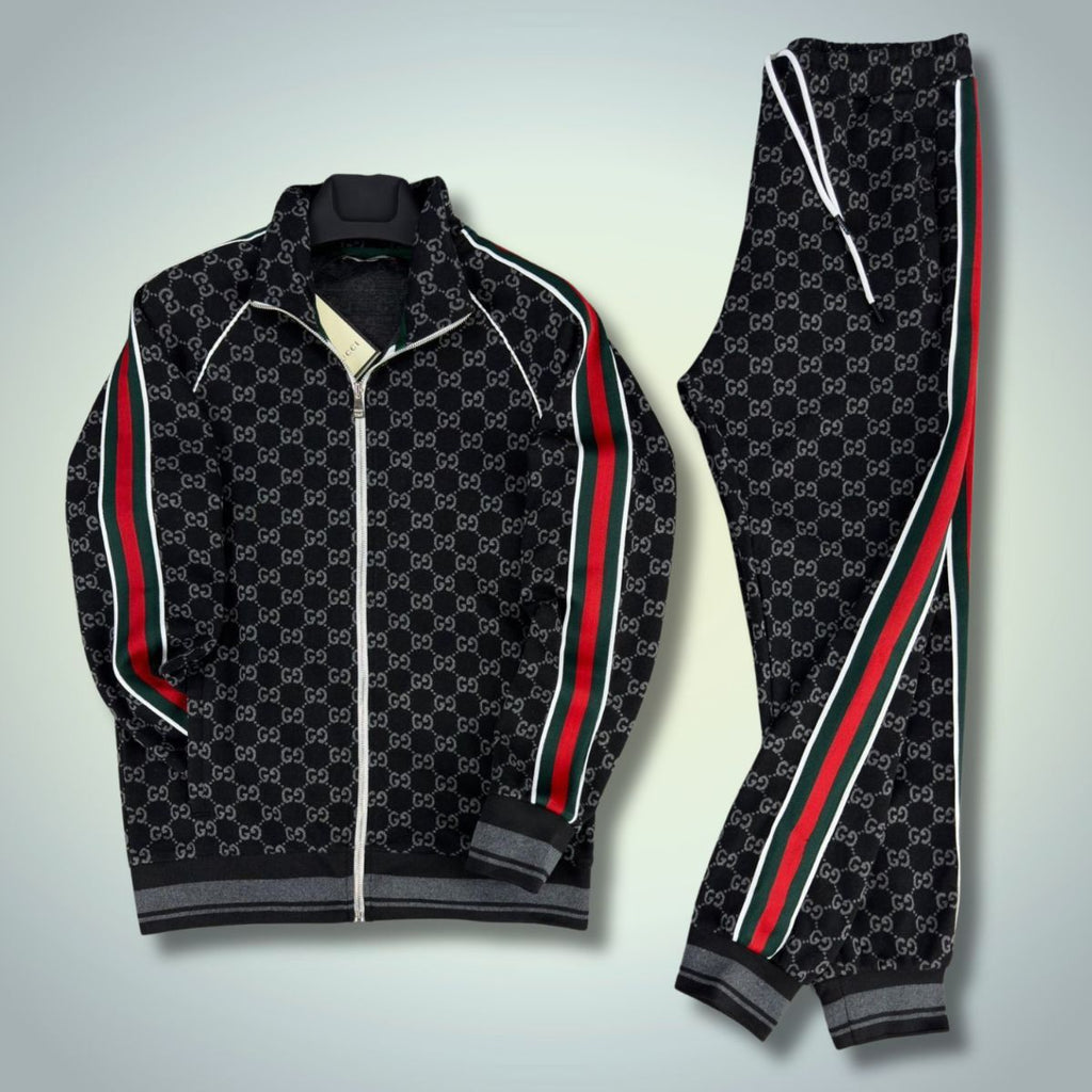 Gucci мъжки спортен екип, черен. Premium качество