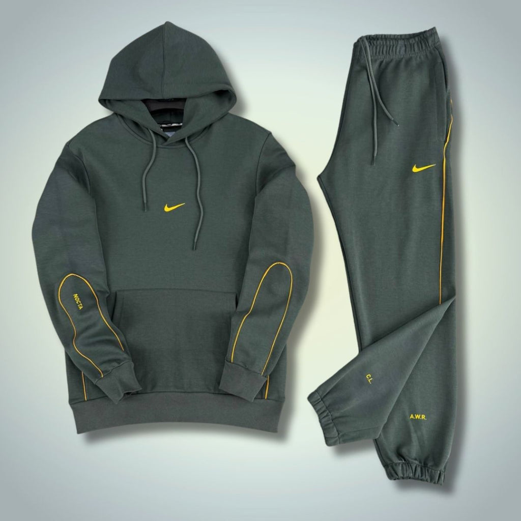 Nike Nocta мъжки спортен екип, суичър, градинско зелен. Premium качество