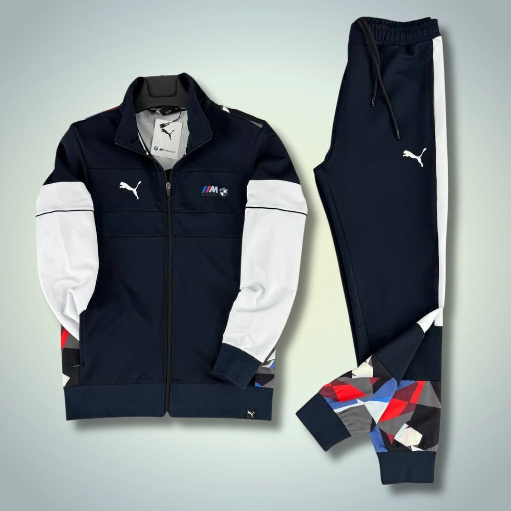 Puma x BMW мъжки спортен екип, тъмносин. Premium качество