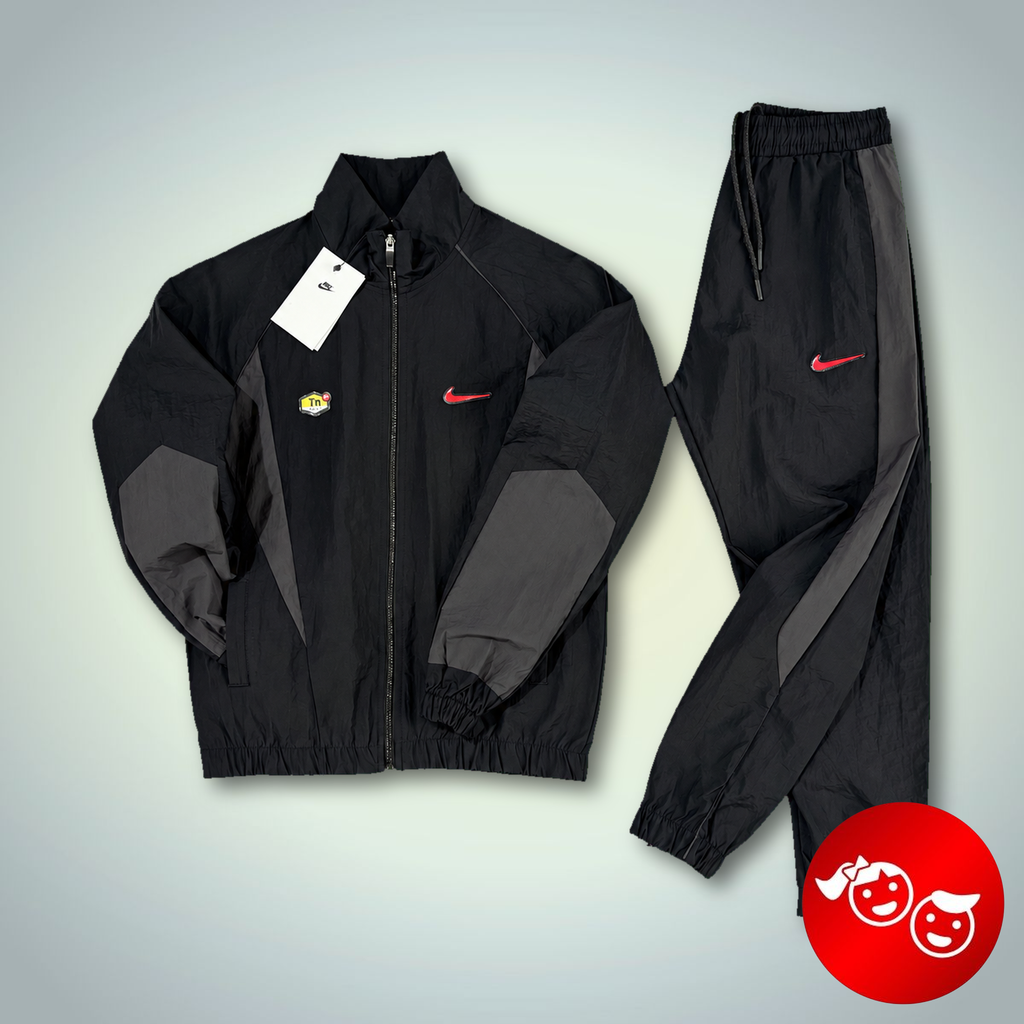 Nike TN детски шушляков спортен екип, черен. Premium качество