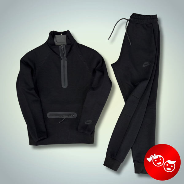 Nike Tech Fleece детски спортен екип, черен. Модел 2024. Premium качество