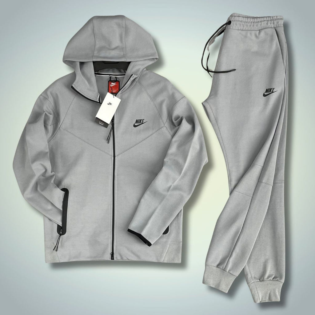 Nike Tech Fleece мъжки спортен екип, светлосив. Модел 2023. Premium качество