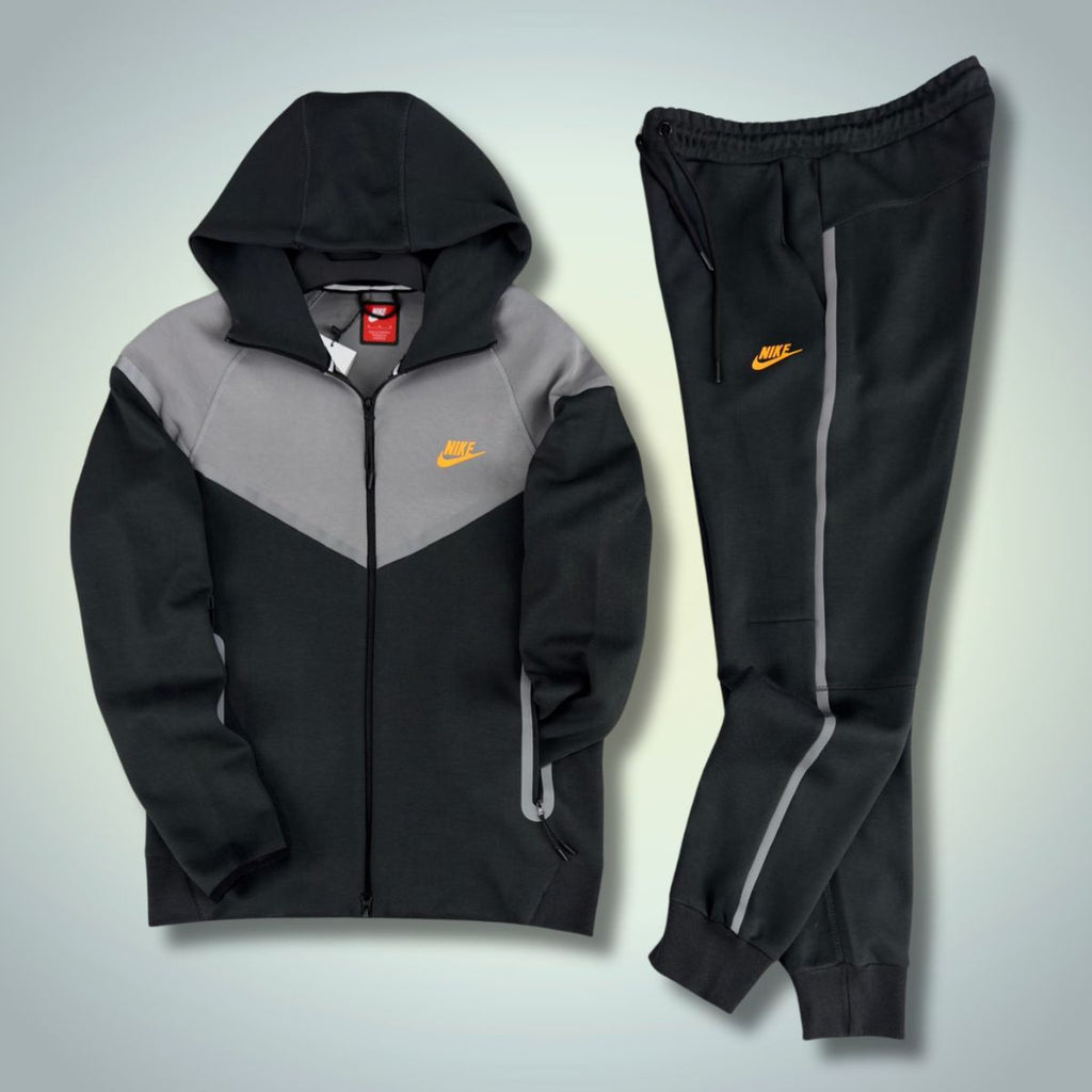 Nike Tech Fleece мъжки спортен екип, рефлективен, графитен - сив. Premium качество