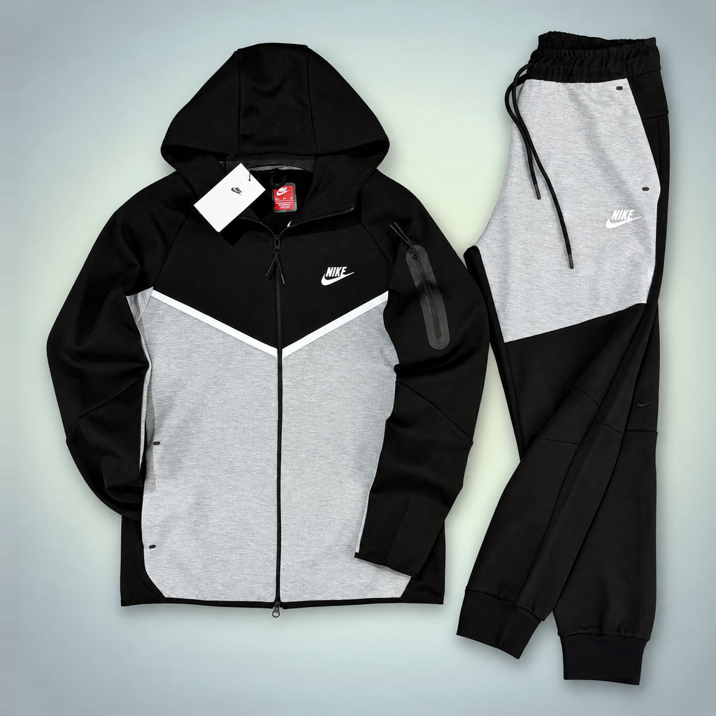 Nike Tech Fleece Men 2024. Black - Classic Grey