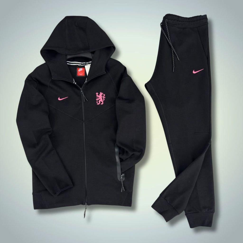 Nike Liverpool Tech Fleece мъжки спортен екип, черен. Модел 2024. Premium качество