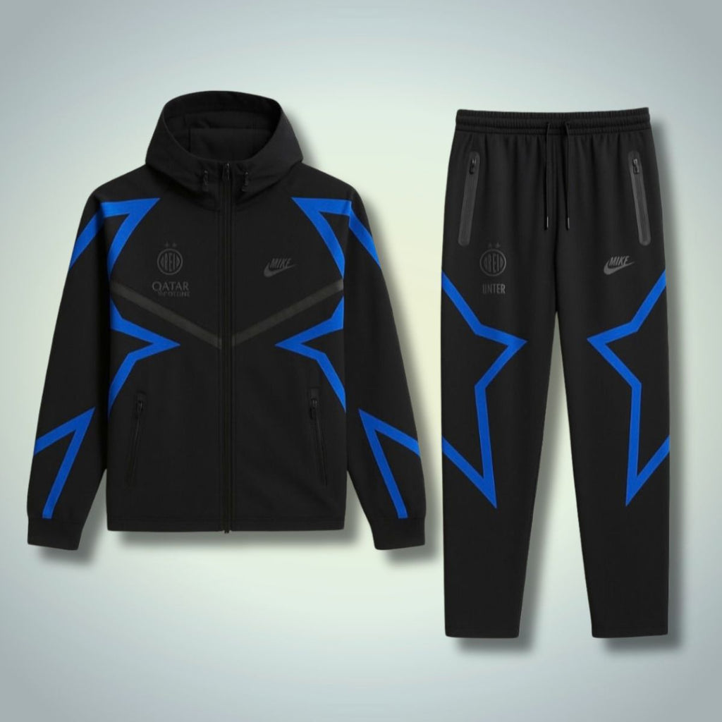 Nike Inter Tech Fleece мъжки шушляков спортен екип. Финал Шампионска Лига 2025. Premium качество