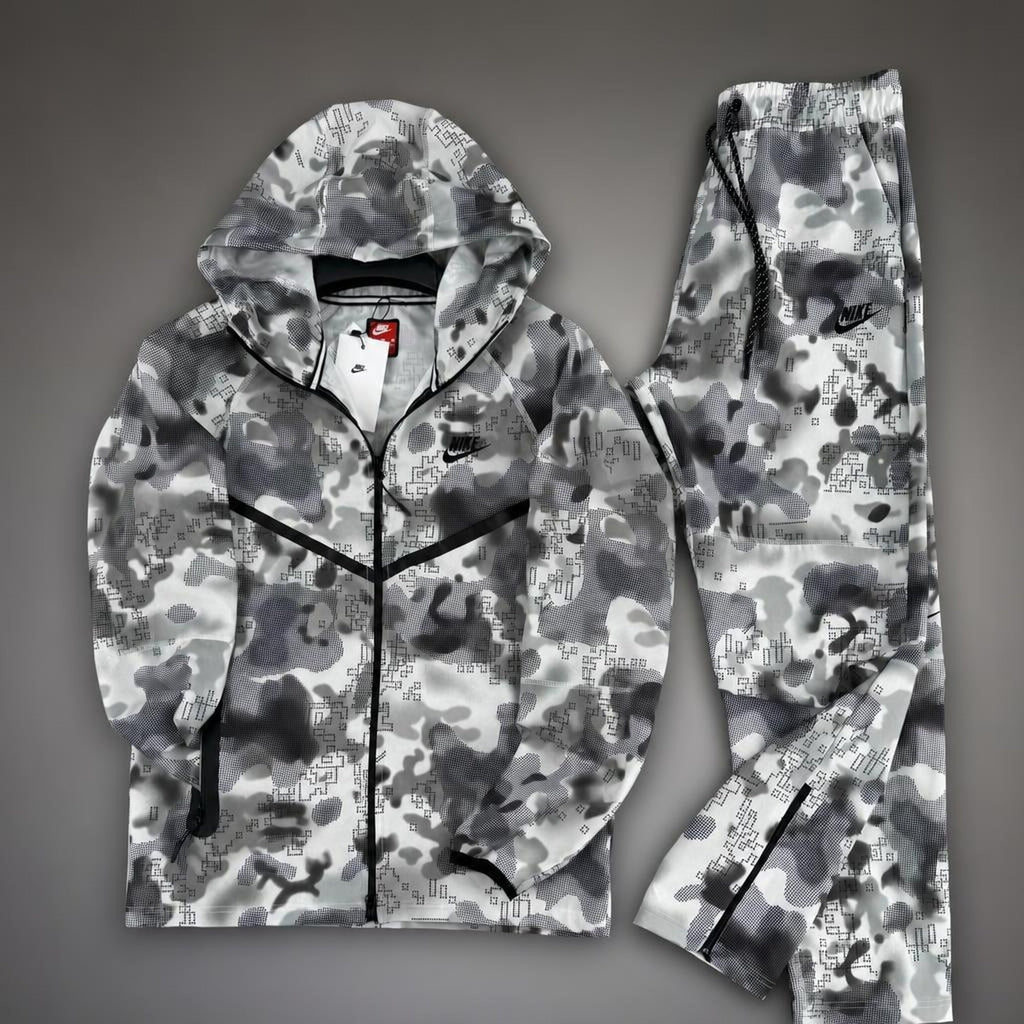 Nike Wooven Tech Fleece мъжки спортен екип, сив. Premium качество