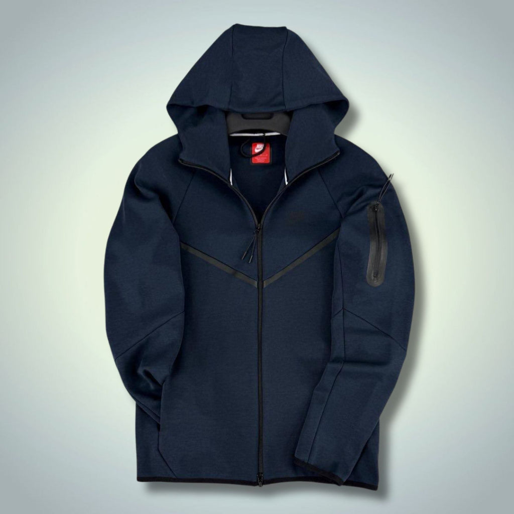 Nike Tech Fleece мъжки суичър, тъмносин. Модел 2024. Premium качество