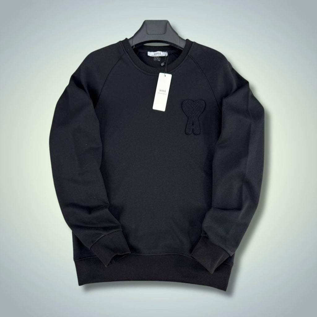 AM мъжки суичър, черен. Premium качество