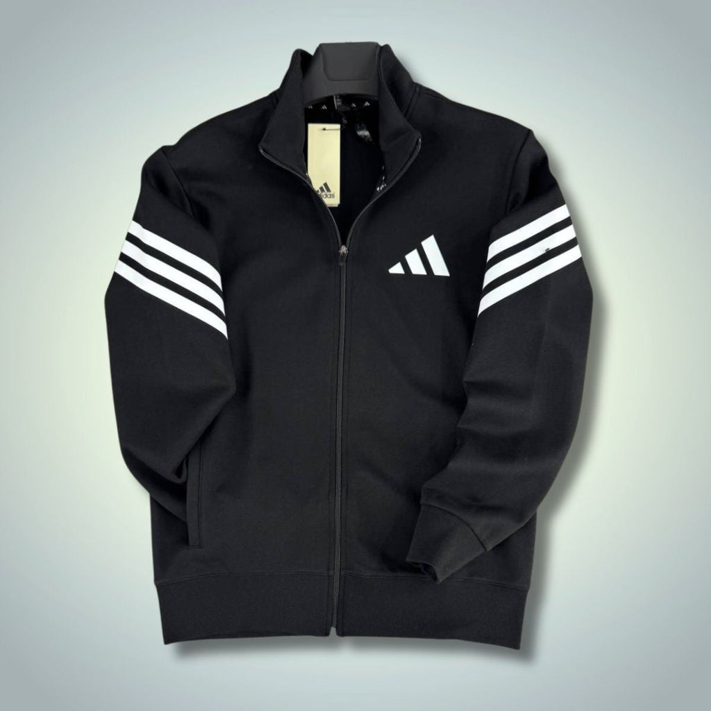 Adidas мъжки суичър, вертикални линии, черен. Premium качество