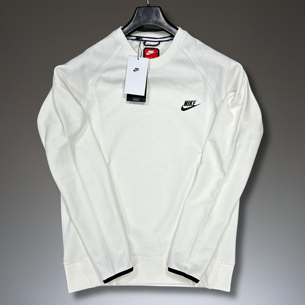 Nike Tech Fleece мъжка блуза, бяла. Premium качество