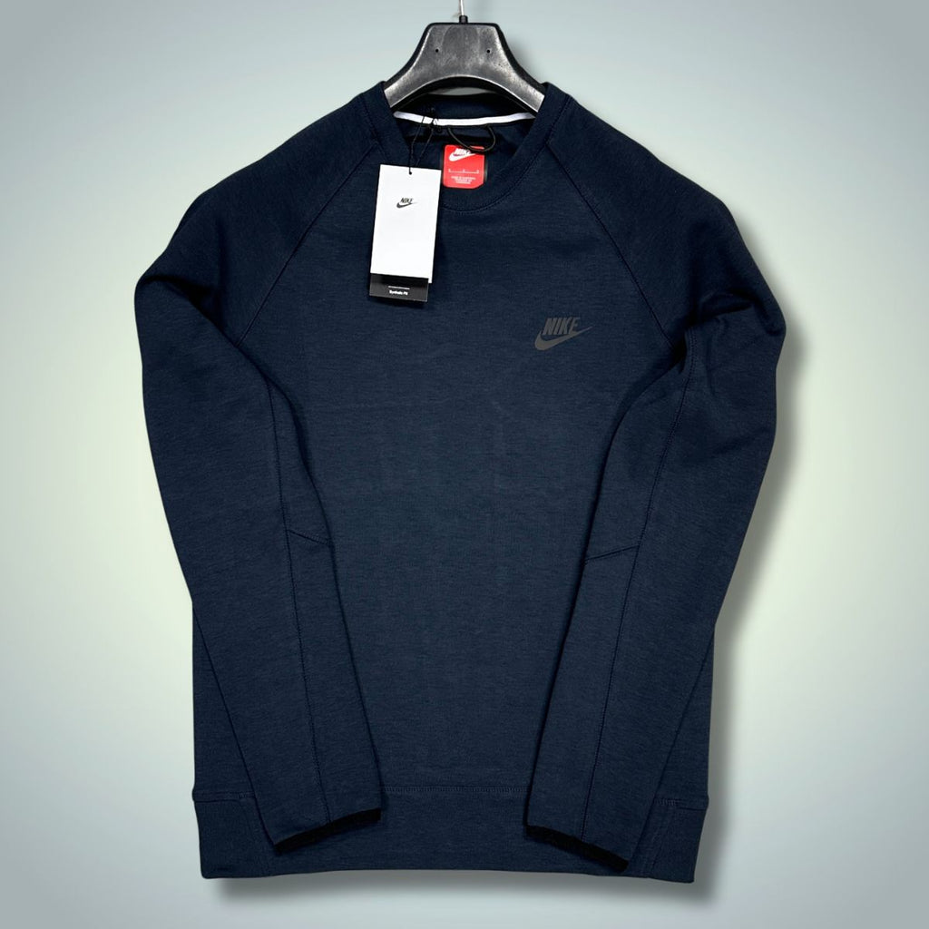 Nike Tech Fleece мъжка блуза, тъмносиня. Premium качество
