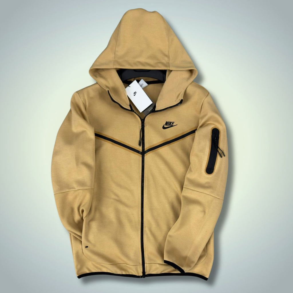 Nike Tech Fleece мъжки суичър, тютюнев. Premium качество