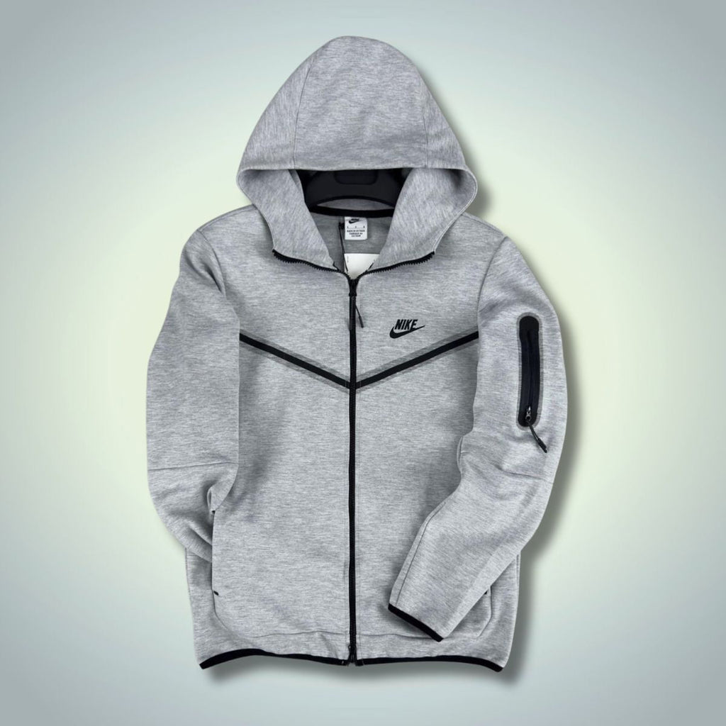 Nike Tech Fleece мъжки суичър, класическо сив. Premium качество