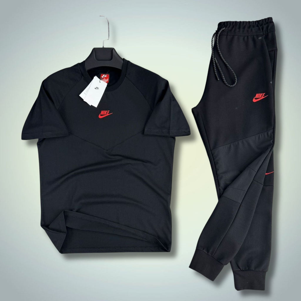 Nike Tech Fleece мъжки летен спортен екип, черен. 2026. Premium качество
