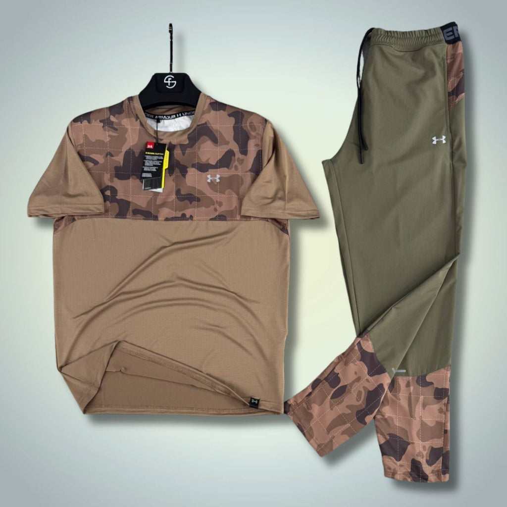 Under Armour мъжки шушляков спортен екип, кафяво-зелен. Premium качество