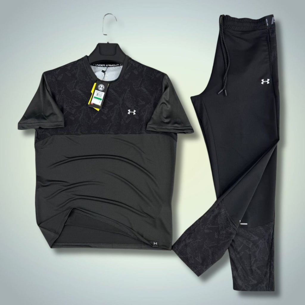 Under Armour мъжки шушляков спортен екип, черно графитен. Premium качество