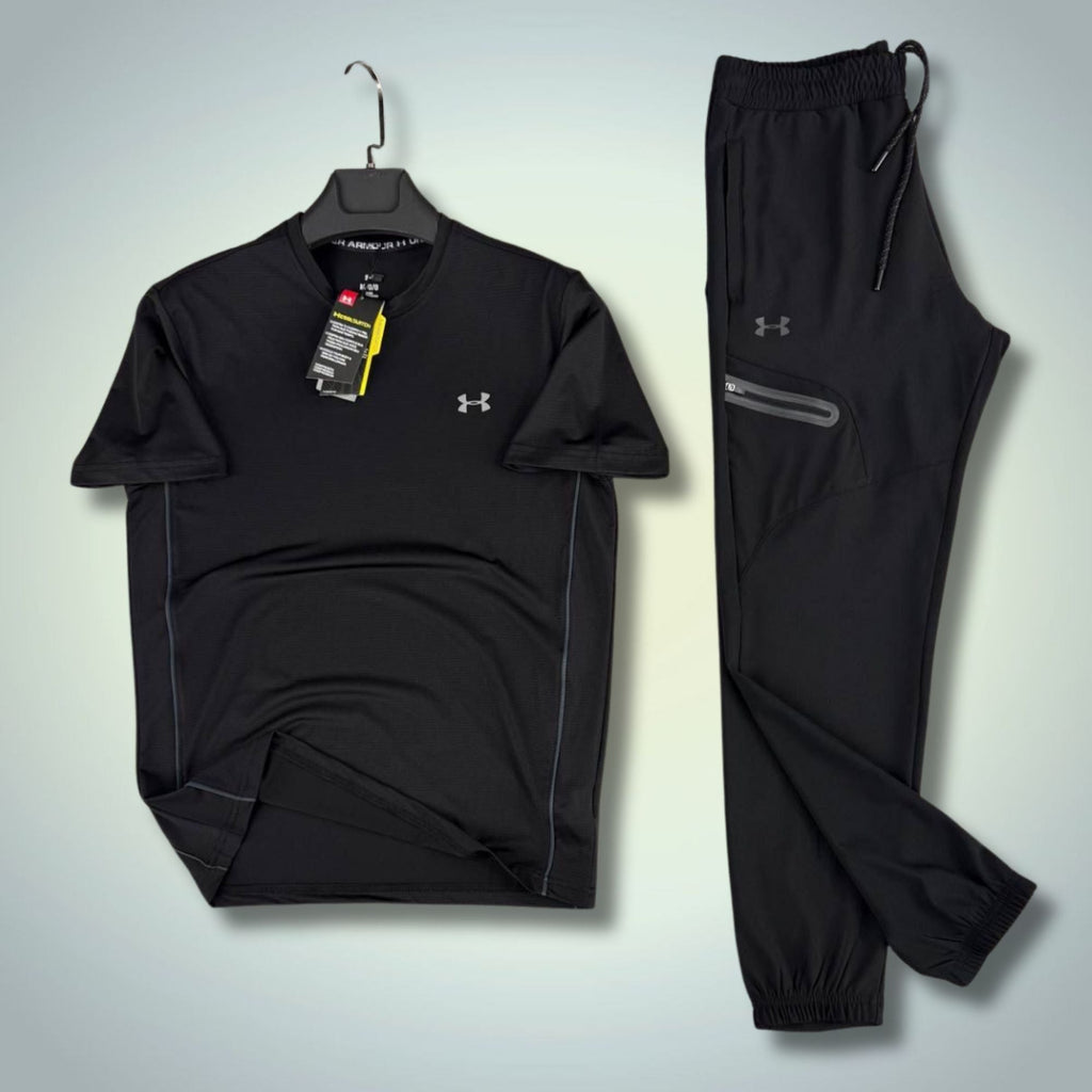 Under Armour мъжки летен шушляков спортен екип, черен. Premium качество