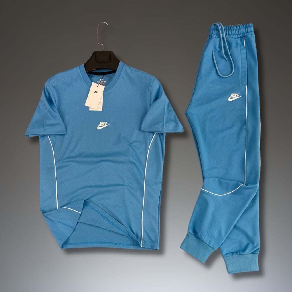 Nike мъжки летен спортен екип, син. Premium качество
