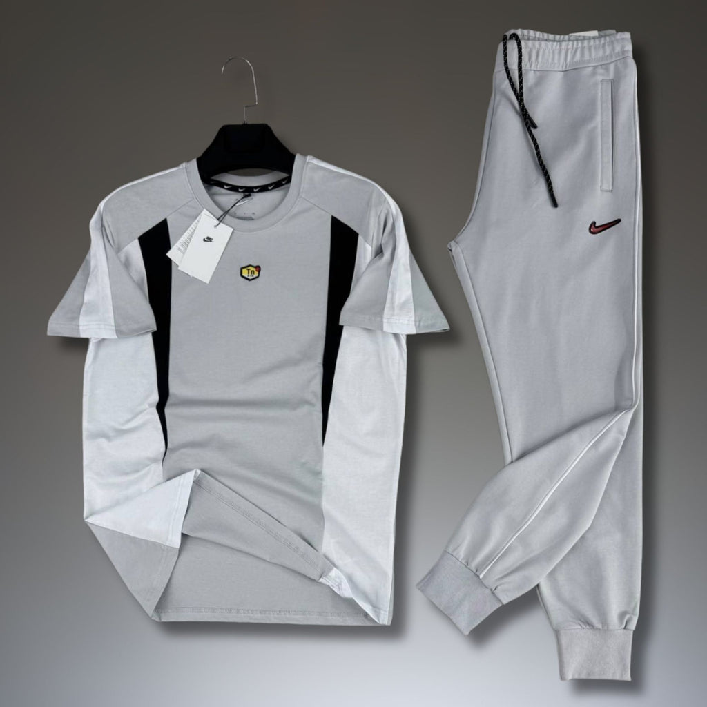 Nike TN мъжки летен спортен екип, сив. Premium качество