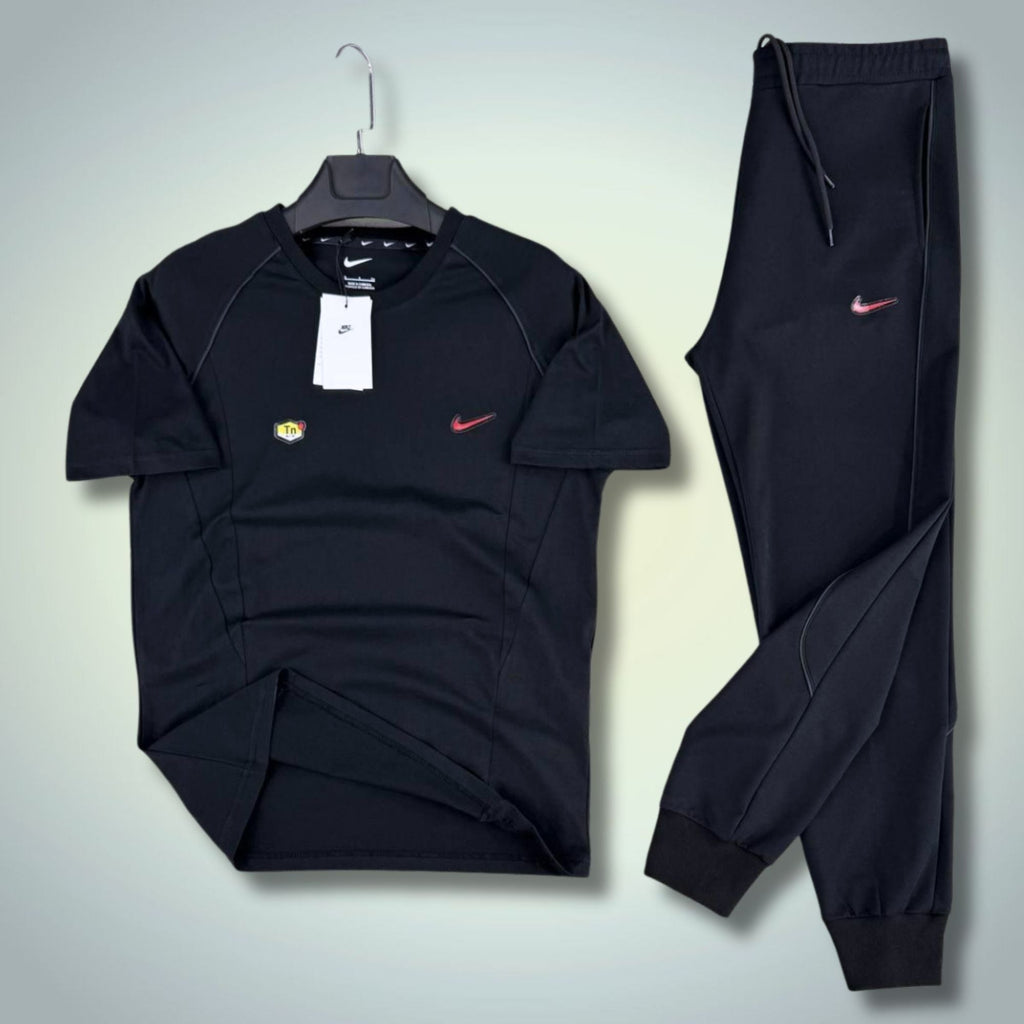 Nike TN мъжки летен спортен екип, черен. Premium качество