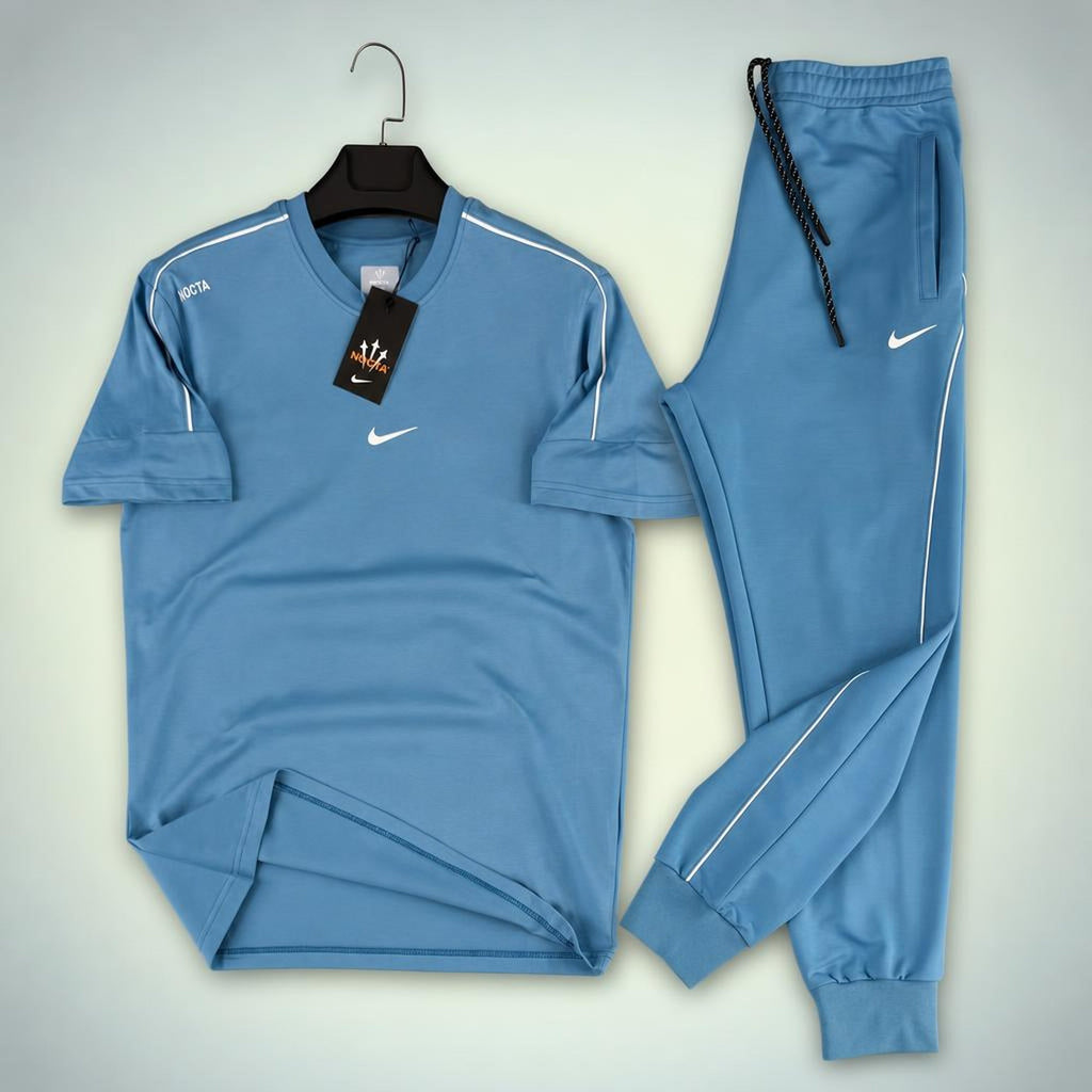 Nike Nocta мъжки летен спортен екип, син. Premium качество