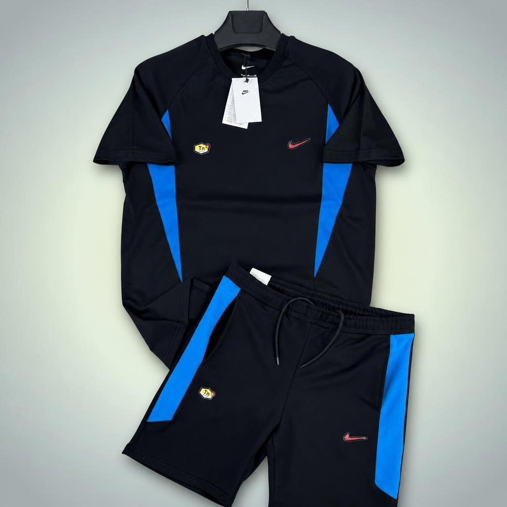 Nike TN мъжки къс спортен екип, черен. Premium качество
