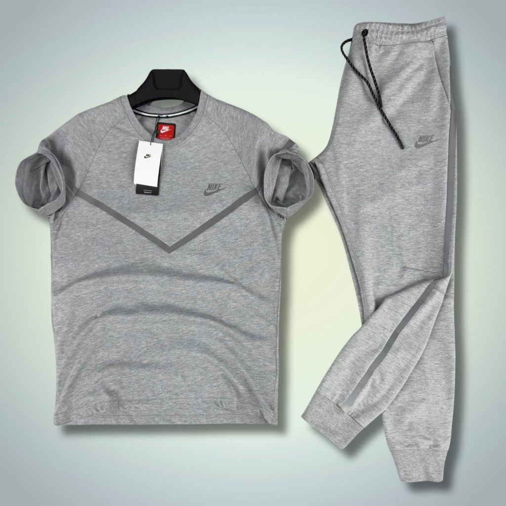 Nike Reflective Tech Fleece мъжки летен спортен екип, класическо сив. Premium качество