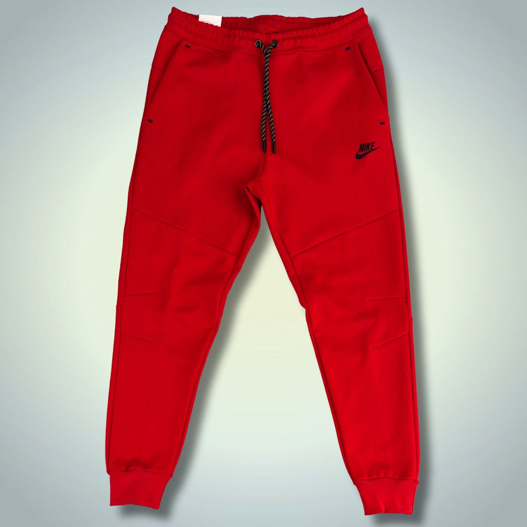 Nike Tech Fleece мъжко спортно долнище, червено. Premium качество