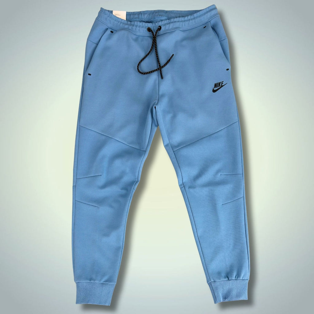 Nike Tech Fleece мъжко спортно долнище, светло синьо. Premium качество