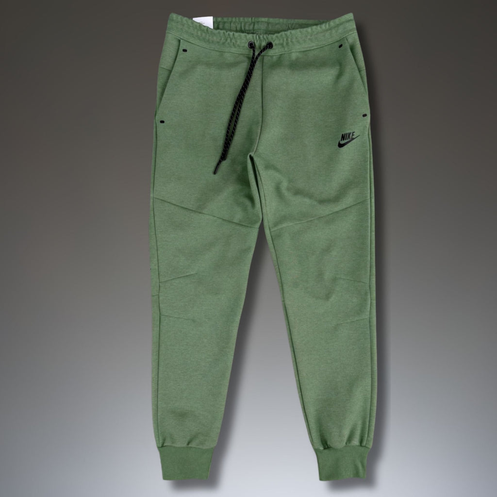 Nike Tech Fleece мъжко спортно маслинено зелено долнище. Premium качество