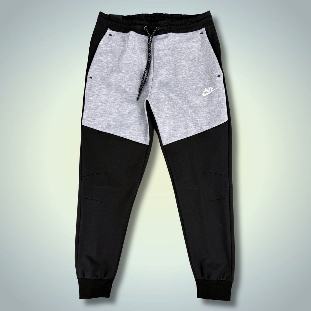 Nike Tech Fleece мъжко спортно черно-класическо сиво долнище. Premium качество