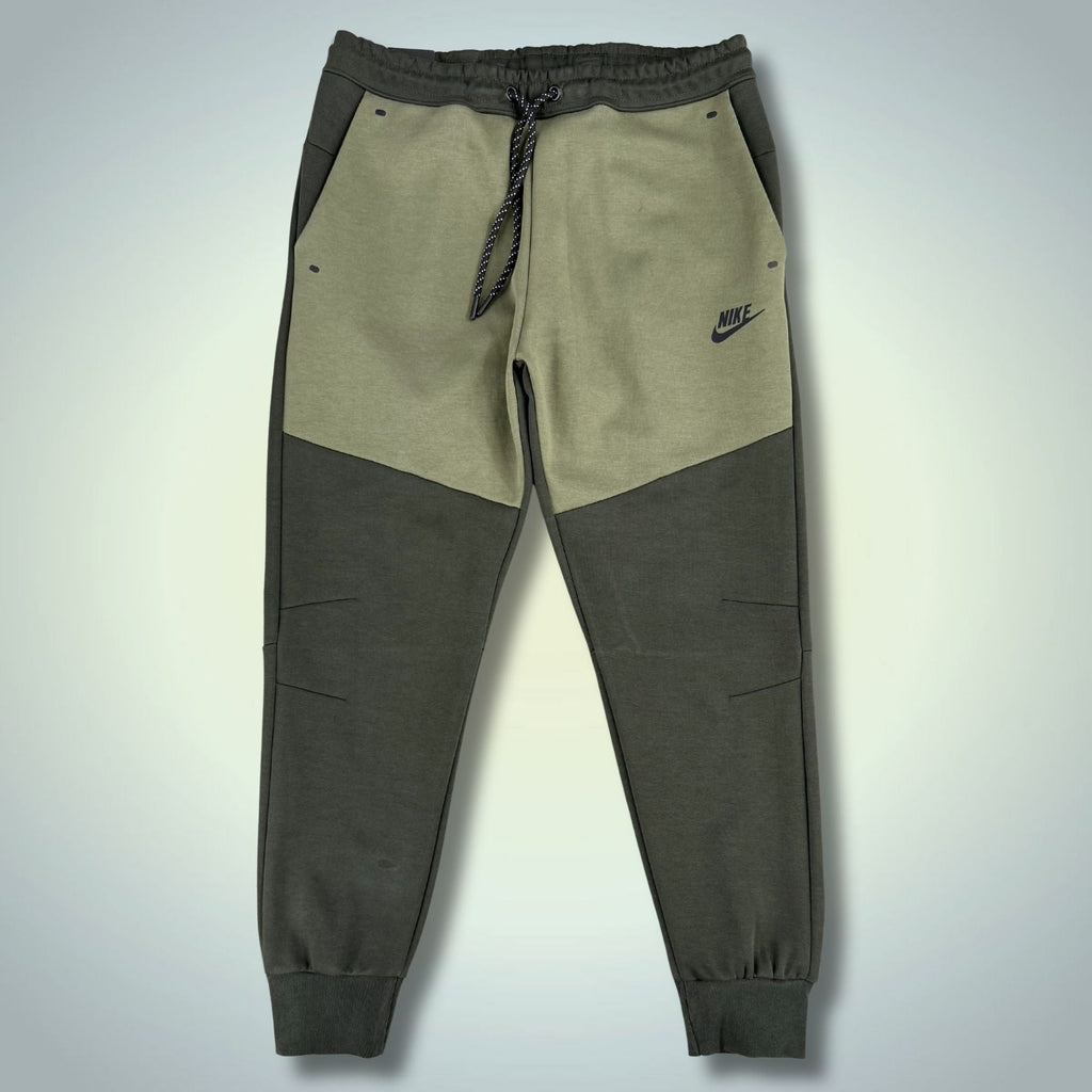 Nike Tech Fleece мъжко спортно зелено-маслинено зелено долнище. Premium качество