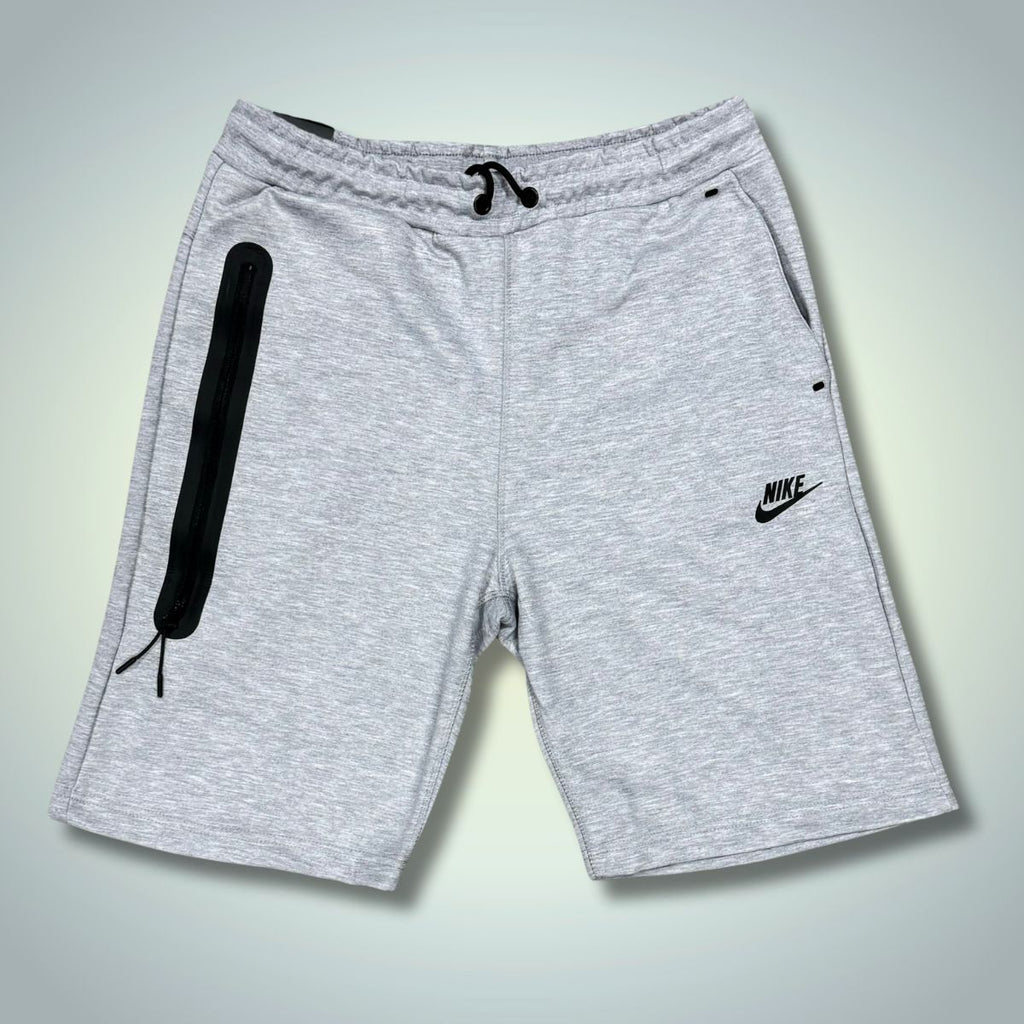 Nike Tech Fleece 2024 мъжки спортни къси панаталонки, класическо сиви. Premium качество