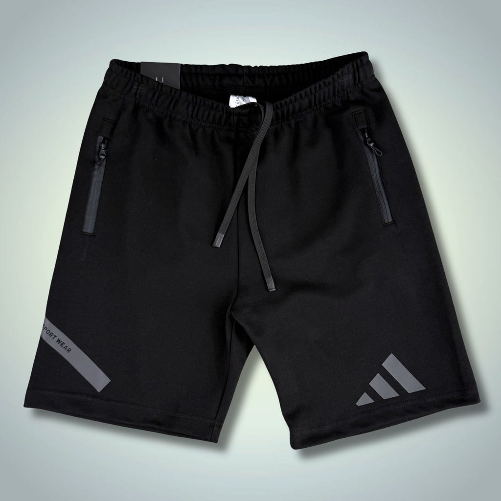 Adidas Z.N.E. мъжки спортни къси панаталонки, черни, графитено лого. Premium качество