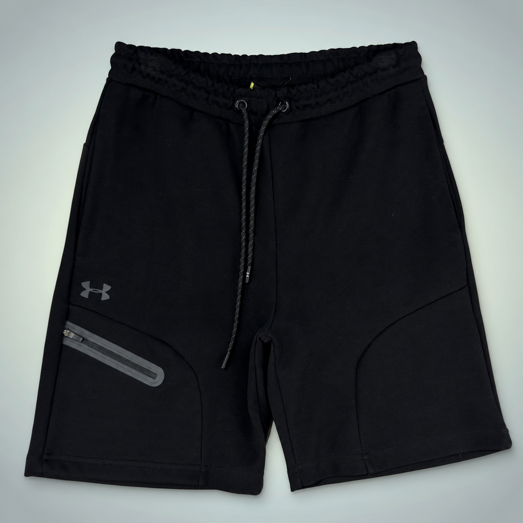Under Armour Fleece мъжки спортни къси панталонки, черен. Premium качество