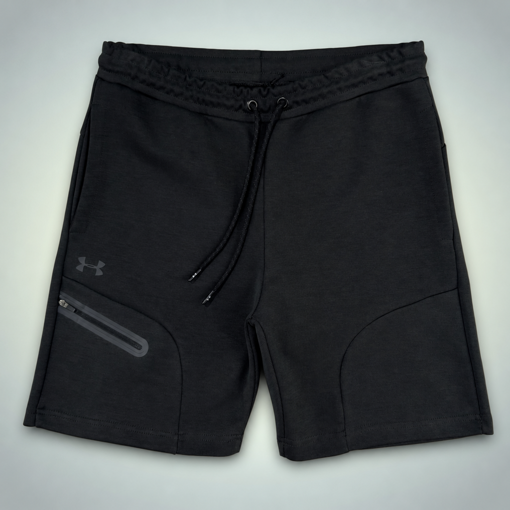 Under Armour Fleece мъжки спортни къси панталонки, графит. Premium качество