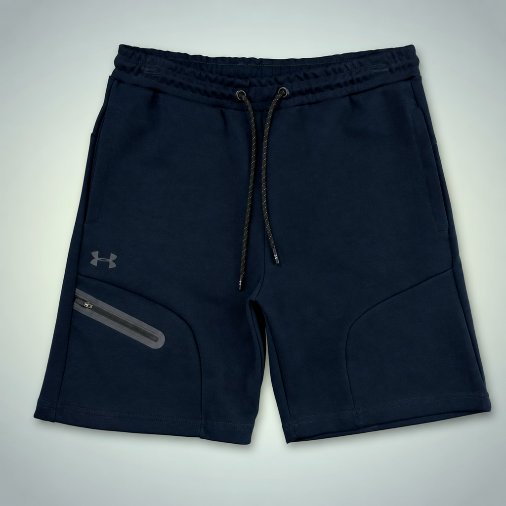 Under Armour Fleece мъжки спортни къси панталонки, тъмносин. Premium качество