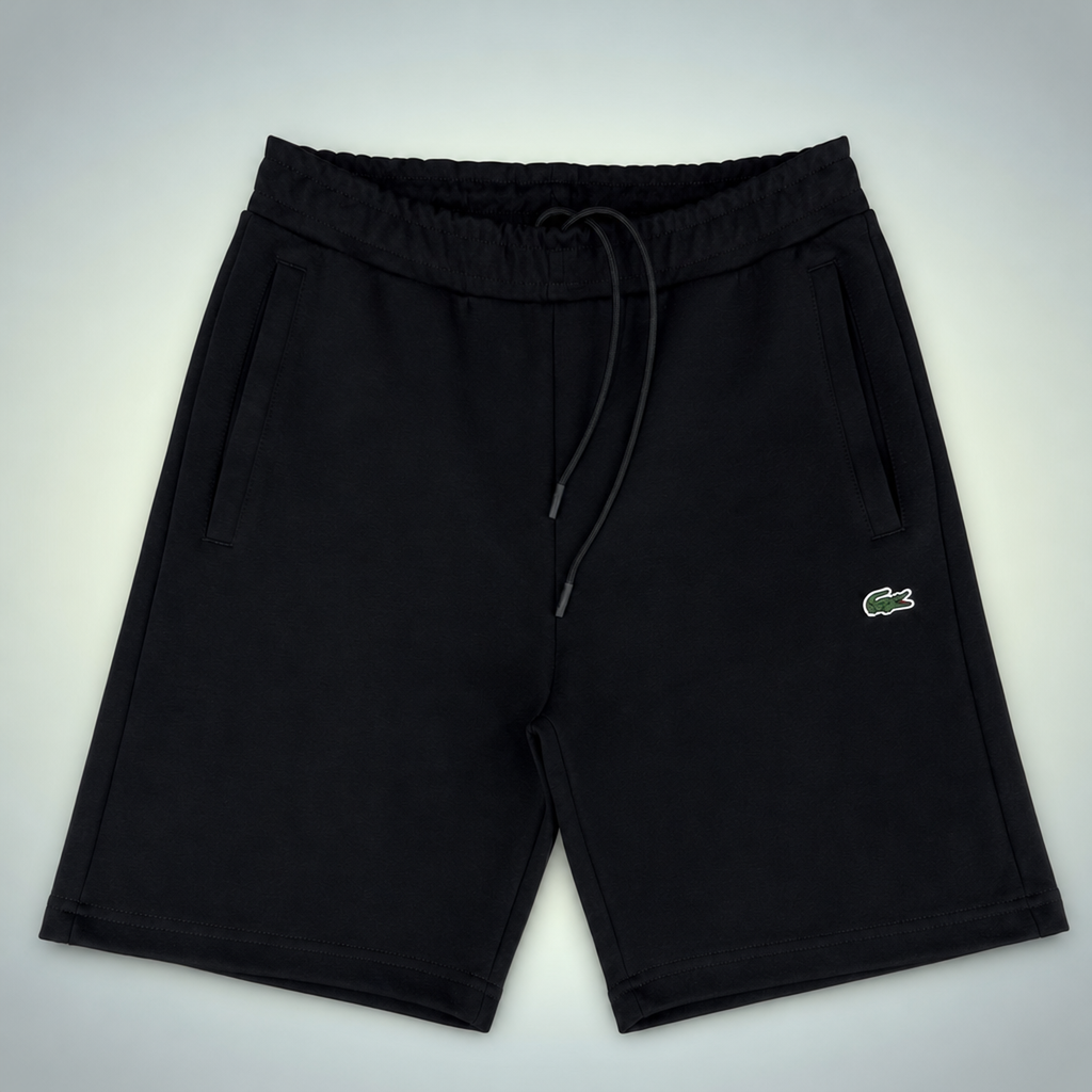 Lacoste Fleece мъжки спортни къси панталонки, черен. Premium качество